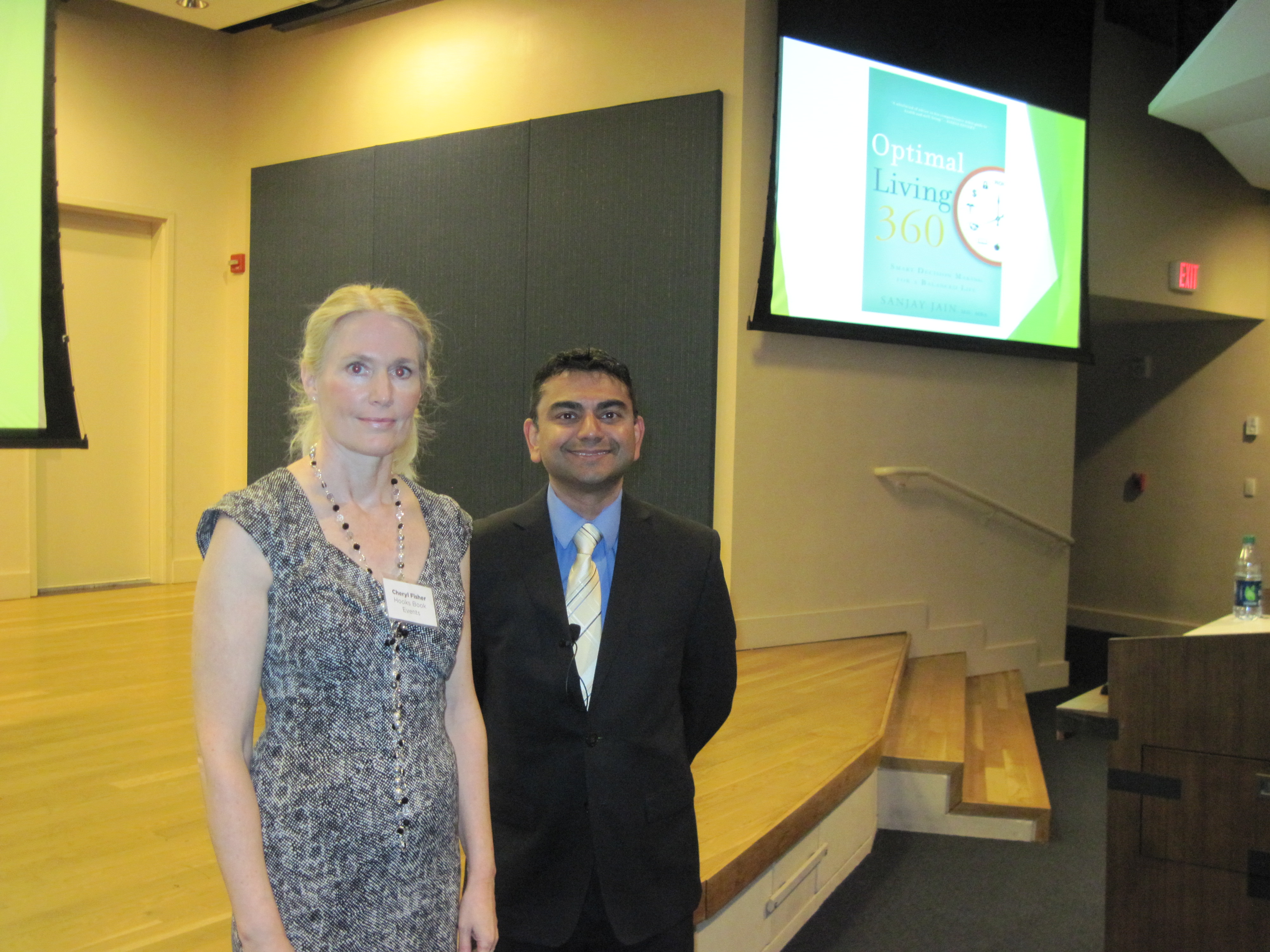 ATB - Sanjay Jain and HBE Cheryl Fisher at TPCC, March 2014